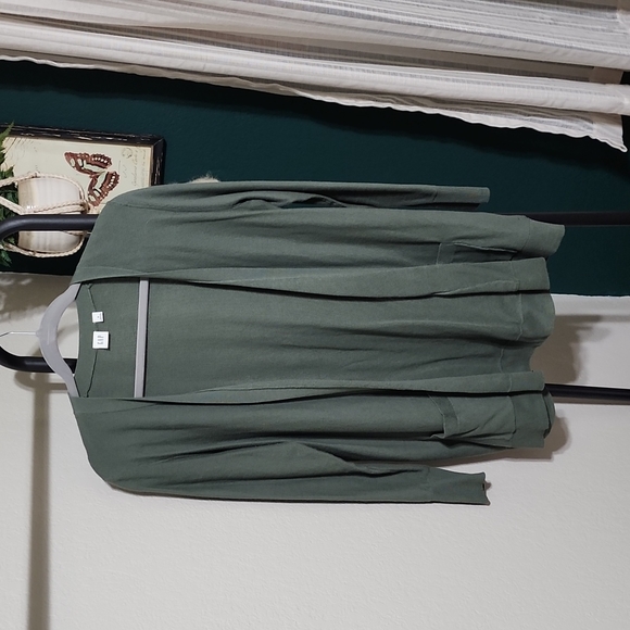 GAP Sweaters - Gap Olive Green Cardigan M